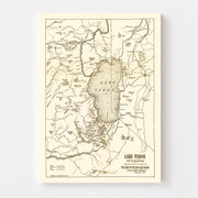 map of Lake Tahoe