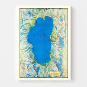map of Lake Tahoe