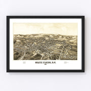 White Plains Vintage Map 1887
