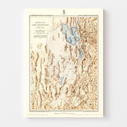 map of Lake Bonnevil
