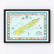 Isle Royale Vintage Map 1939