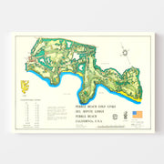 map of Pebble Beach 