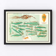 Arrowhead Country Club Vintage Map 1960