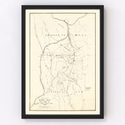 Cochise County Vintage Map 1905