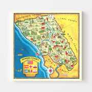 map of Sonoma County