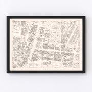 Albany Vintage Map 1947