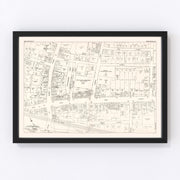 Amsterdam Vintage Map 1947