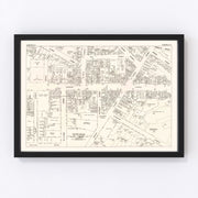 Auburn Vintage Map 1947