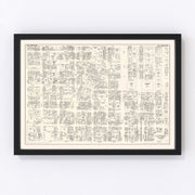 Baltimore Vintage Map 1947