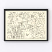 Binghamton Vintage Map 1947