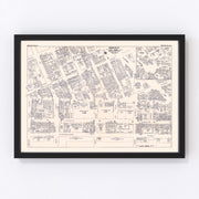 Brooklyn Vintage Map 1947