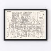 Cumberland Vintage Map 1947