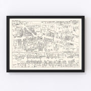 East Orange Vintage Map 1947