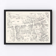 Elizabeth Vintage Map 1947