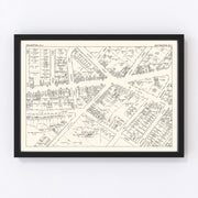 Irvington Vintage Map 1947