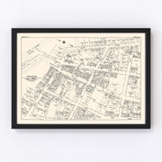 Kingston Vintage Map 1947