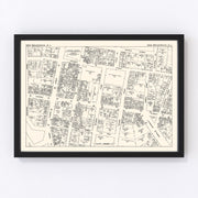 New Brunswick Vintage Map 1947