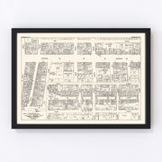 Newburgh Vintage Map 1947