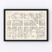 Perth Amboy Vintage Map 1947