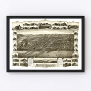 Atlantic Highlands Vintage Map 1894