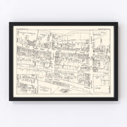 Plainfield Vintage Map 1947