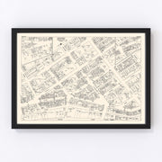 Troy Vintage Map 1947