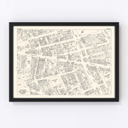 Utica Vintage Map 1947