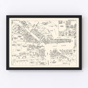 Watertown Vintage Map 1947