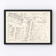 White Plain Vintage Map 1947