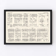 Wilmington Vintage Map 1947