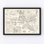 Yonkers Vintage Map 1947
