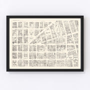 Oakland Vintage Map 1952