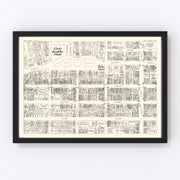San Jose Vintage Map 1952