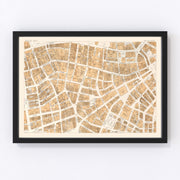 Boston Vintage Map 1946