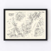 Bristol Vintage Map 1946