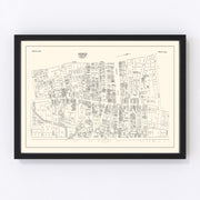 Brockton Vintage Map 1946