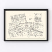 Fall River Vintage Map 1946