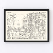 Hartford Vintage Map 1946