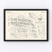 Lewiston Vintage Map 1946