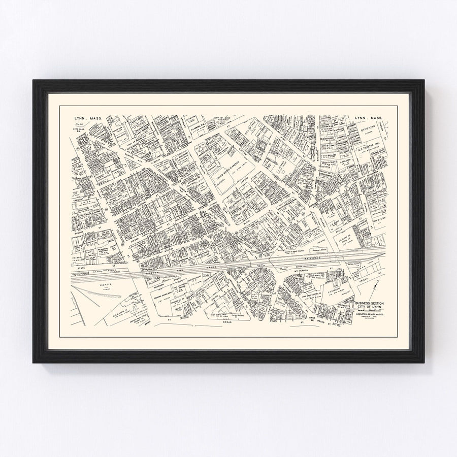 Lynn Vintage Map 1946