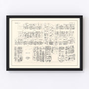 Manchester Vintage Map 1946