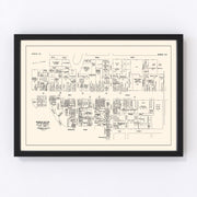 Nashua Vintage Map 1946