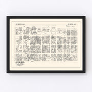 New Bedford Vintage Map 1946