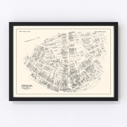 New London Vintage Map 1946