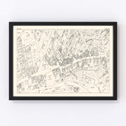 Quincy Vintage Map 1946