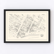 Rutland Vintage Map 1946