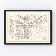 South Norwalk Vintage Map 1946