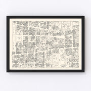 Springfield Vintage Map 1946