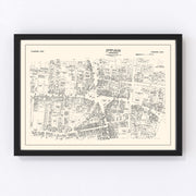 Stamford Vintage Map 1946