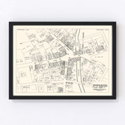 Torrington Vintage Map 1946